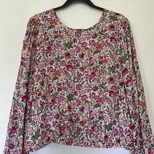 Ann Taylor Loft Cross Back Top